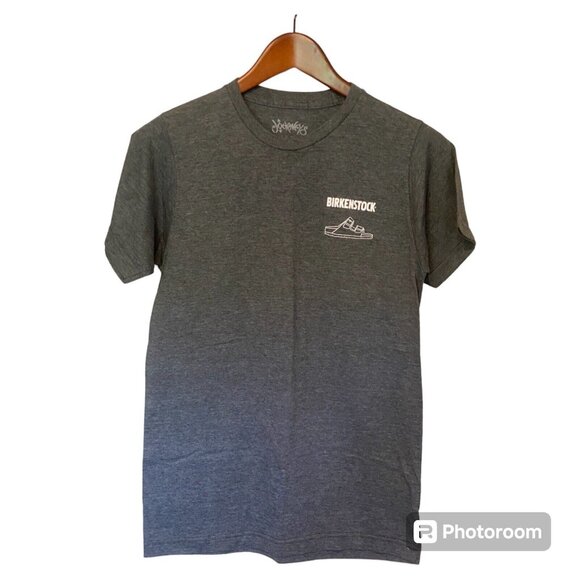 Journeys Staff Birkenstock Gray S/S T-Shirt Men's Size S - Picture 1 of 9